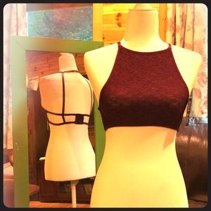 Bralette (maroon)